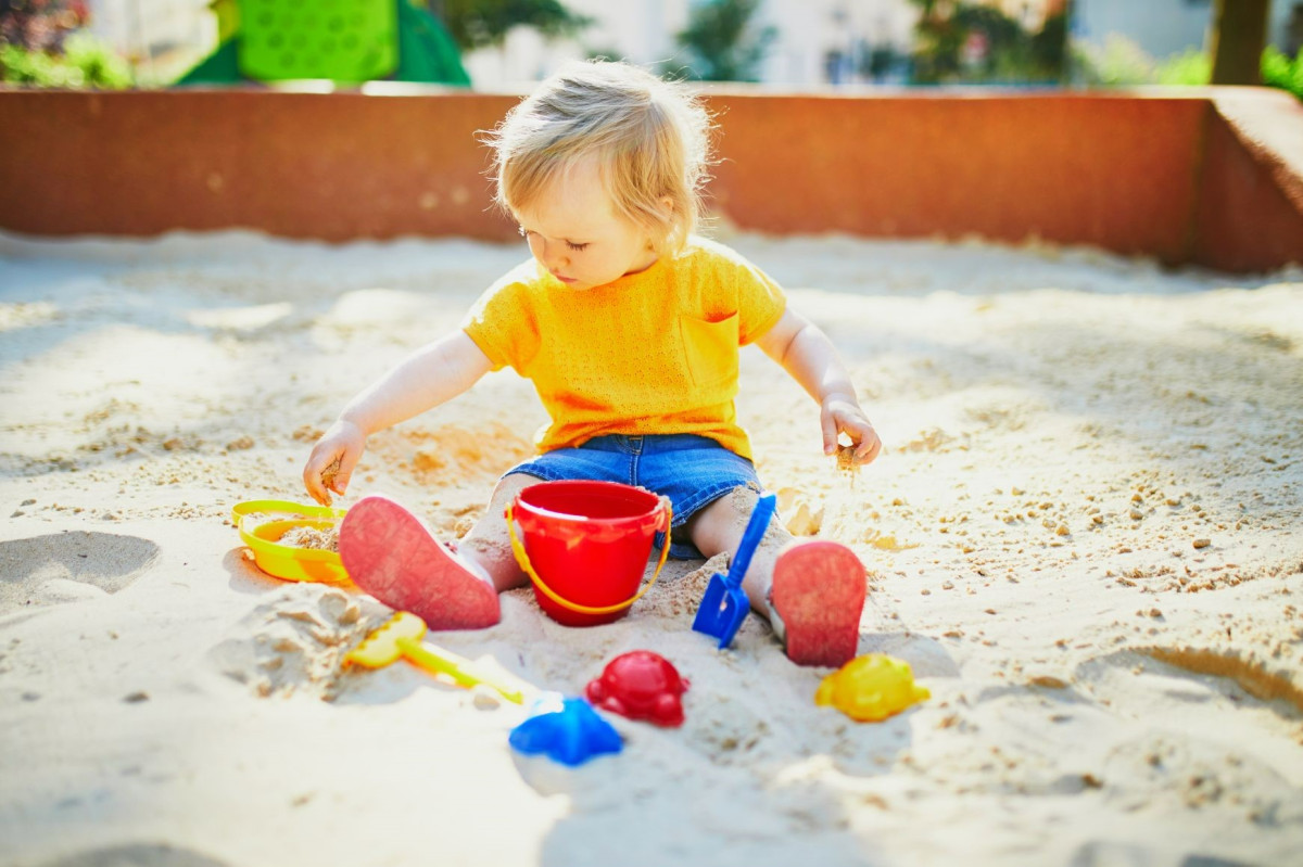 Kleinkinderspielplatz im Lentpark